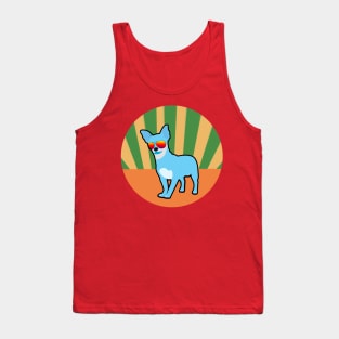 Blue Chihuahua Tank Top